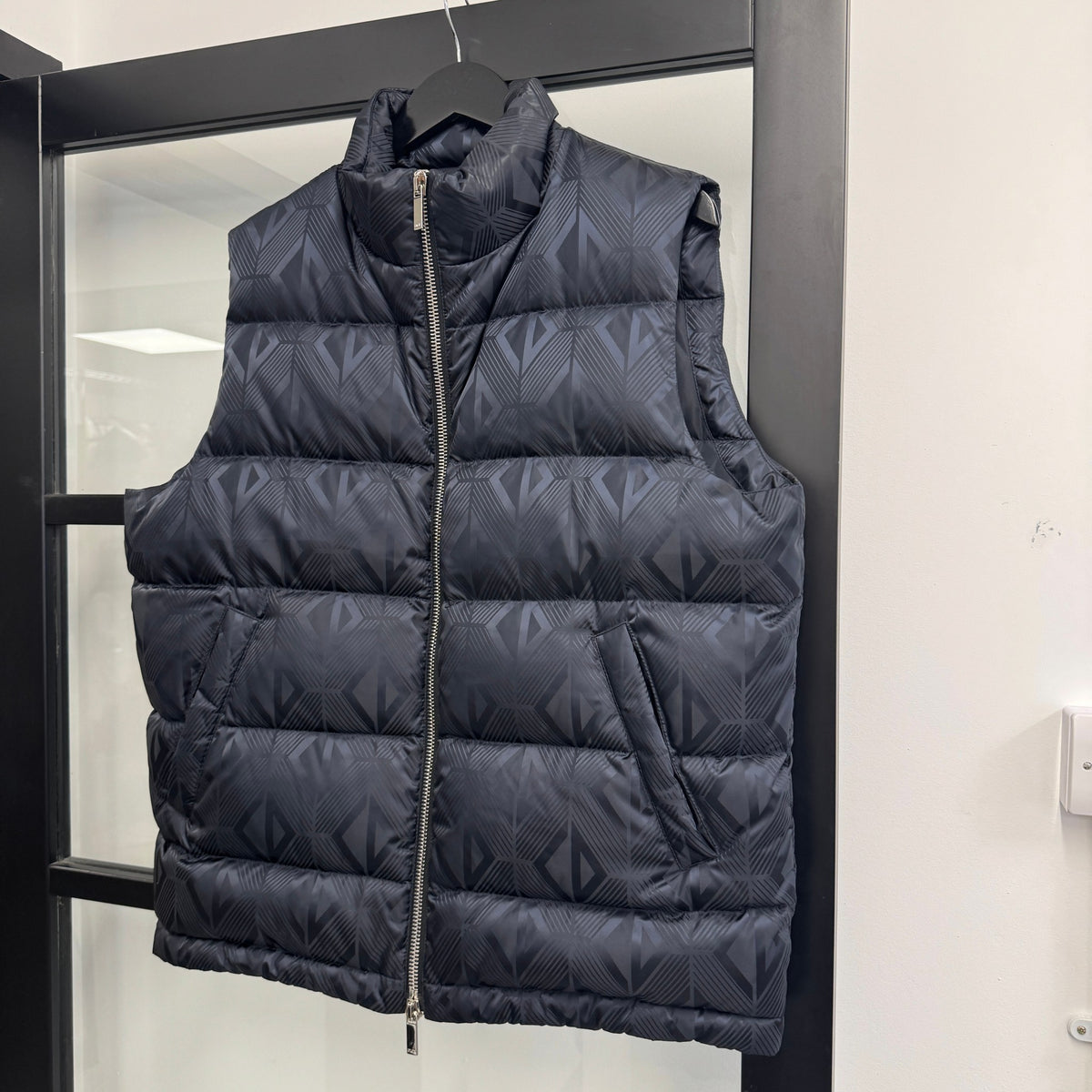 Men's CD Diamond Gilet Navy Size L - Photo 6