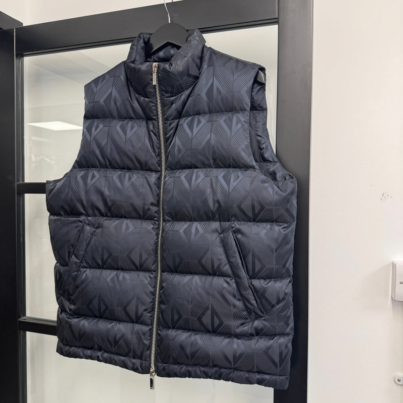 Men's CD Diamond Gilet Navy Size L