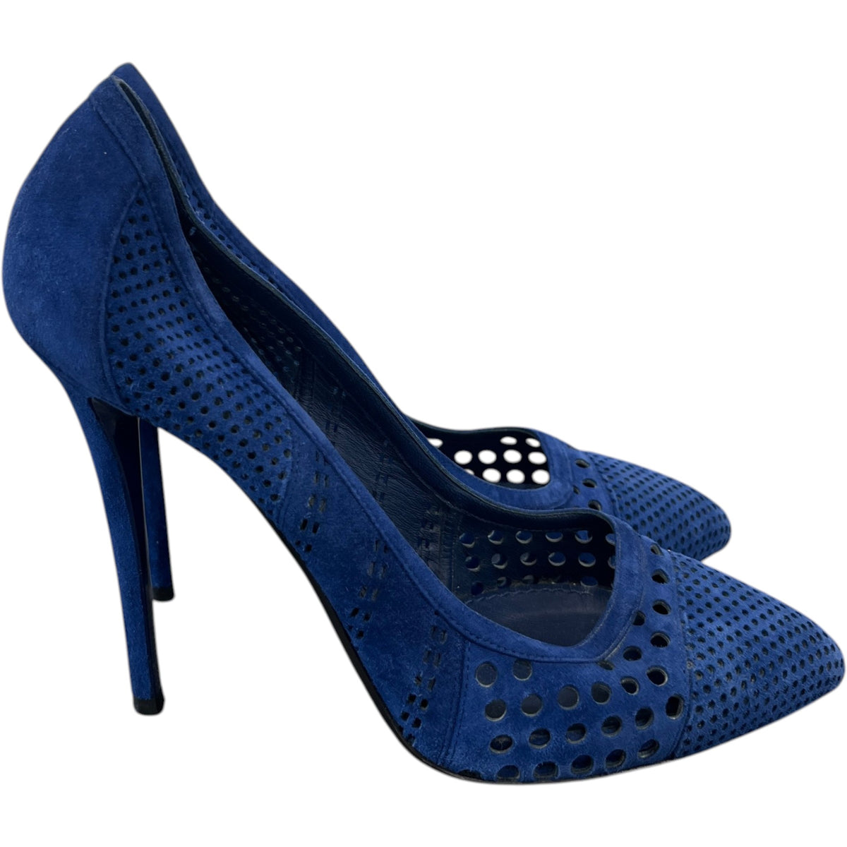 Women's Laser Cut Print Heels Nude Size UK 6 / EU 39 - Photo 8