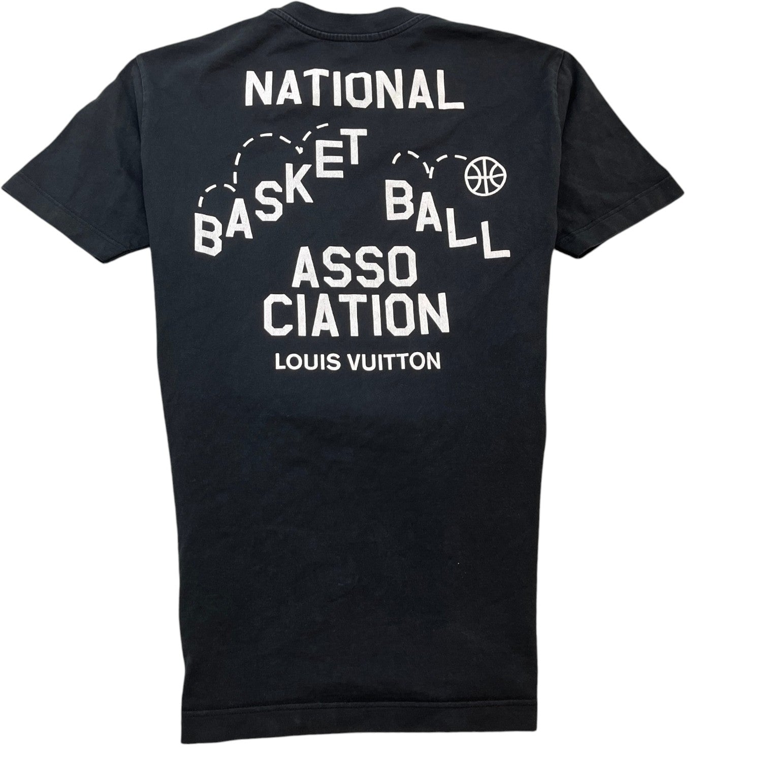 Men's X Nba Logo Print T-Shirt Black Size S - Photo 2