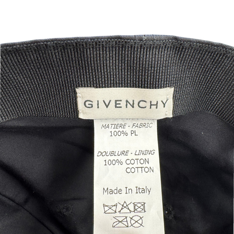 Men's Logo Print Cap Black