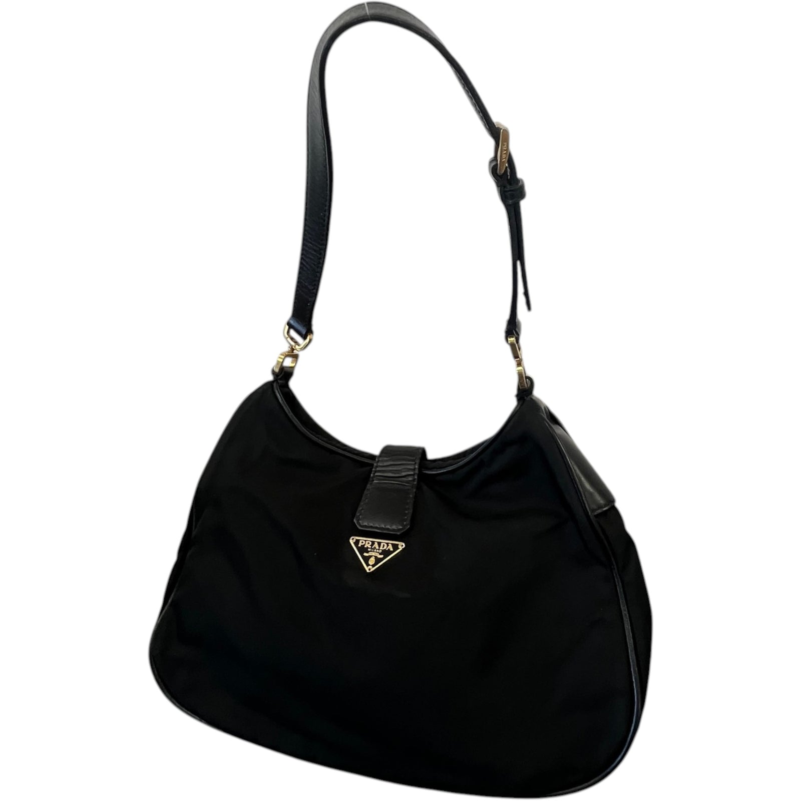 Women's Tessuto Nylon Handbag Black - Photo 7