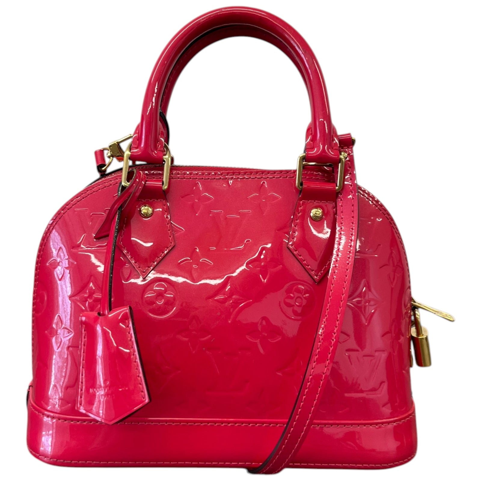 Women's Monogram Vernis Alma BB Handbag Pink - Photo 1
