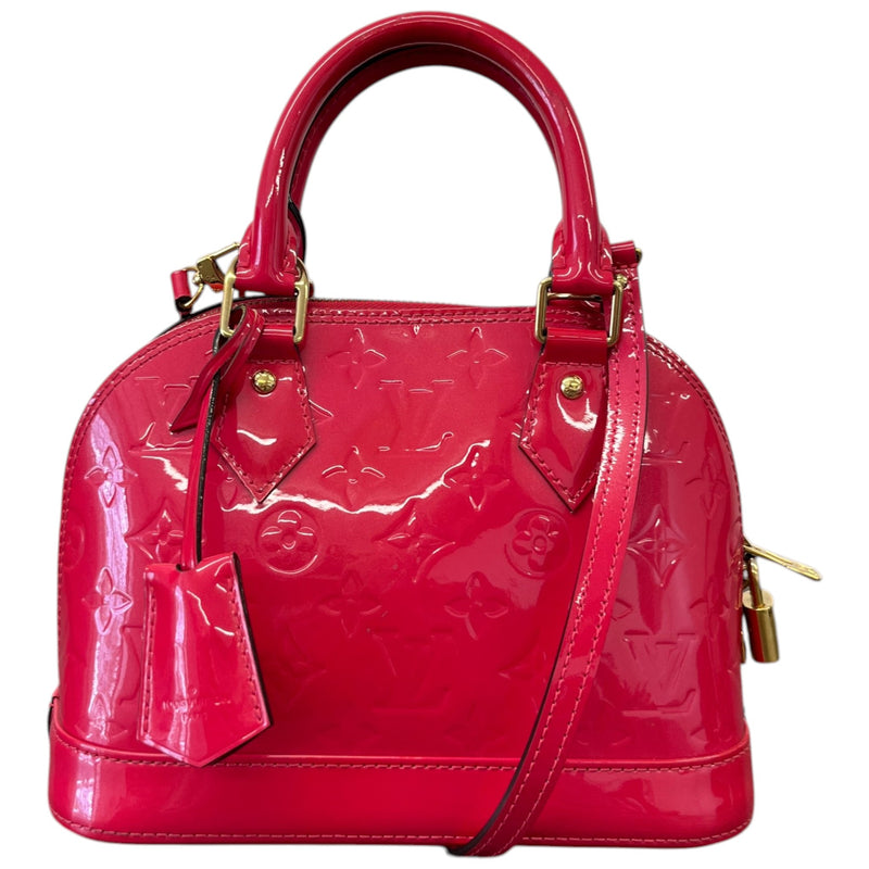 Women's Monogram Vernis Alma BB Handbag Pink