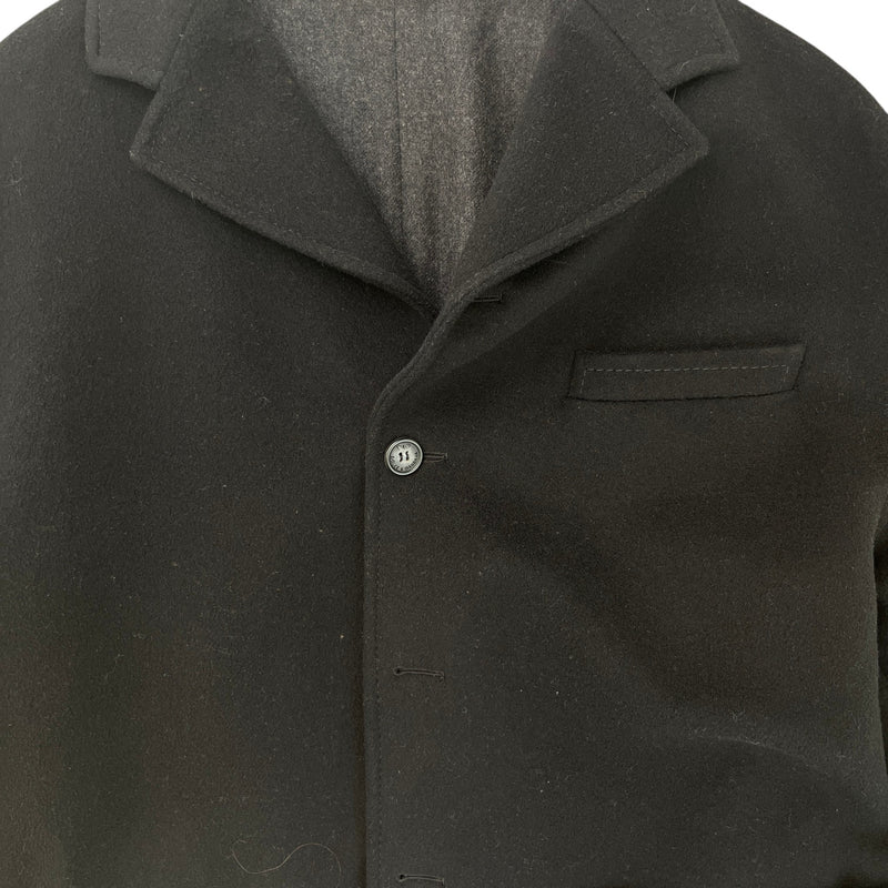 Men's Logo Button Trench Jacket Grey Size IT 52 / XL