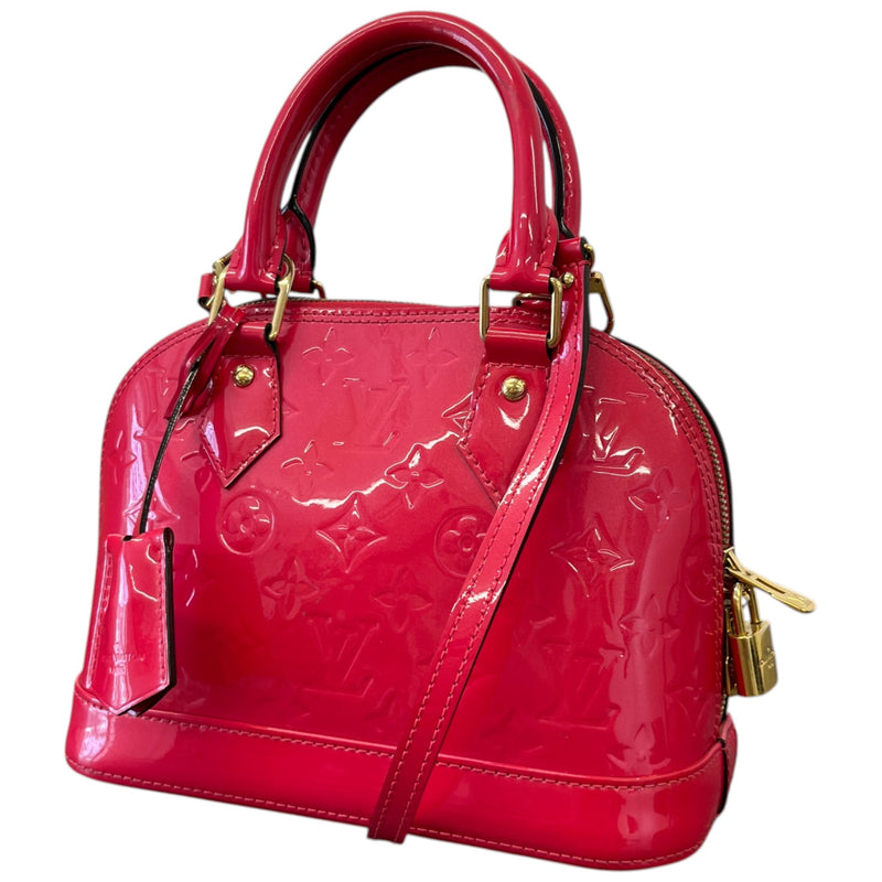 Women's Monogram Vernis Alma BB Handbag Pink