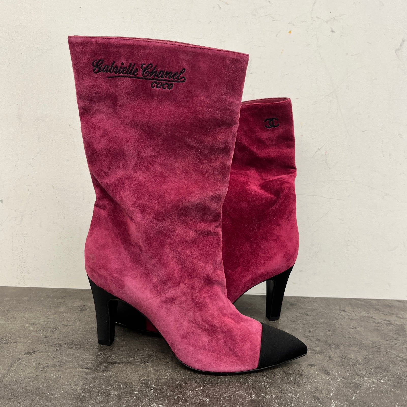 Women's Cap Toe Gabrielle Boots Pink Size EU 38.5 / UK 5.5 - Photo 11