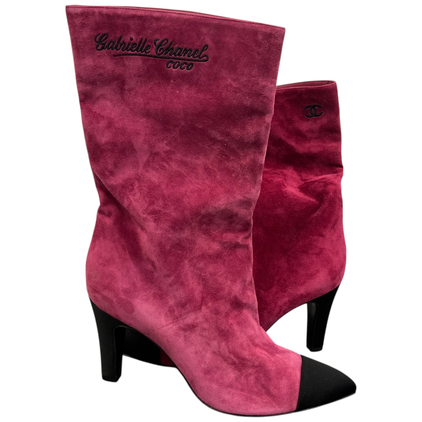 Women's Cap Toe Gabrielle Boots Pink Size EU 38.5 / UK 5.5 - Photo 3
