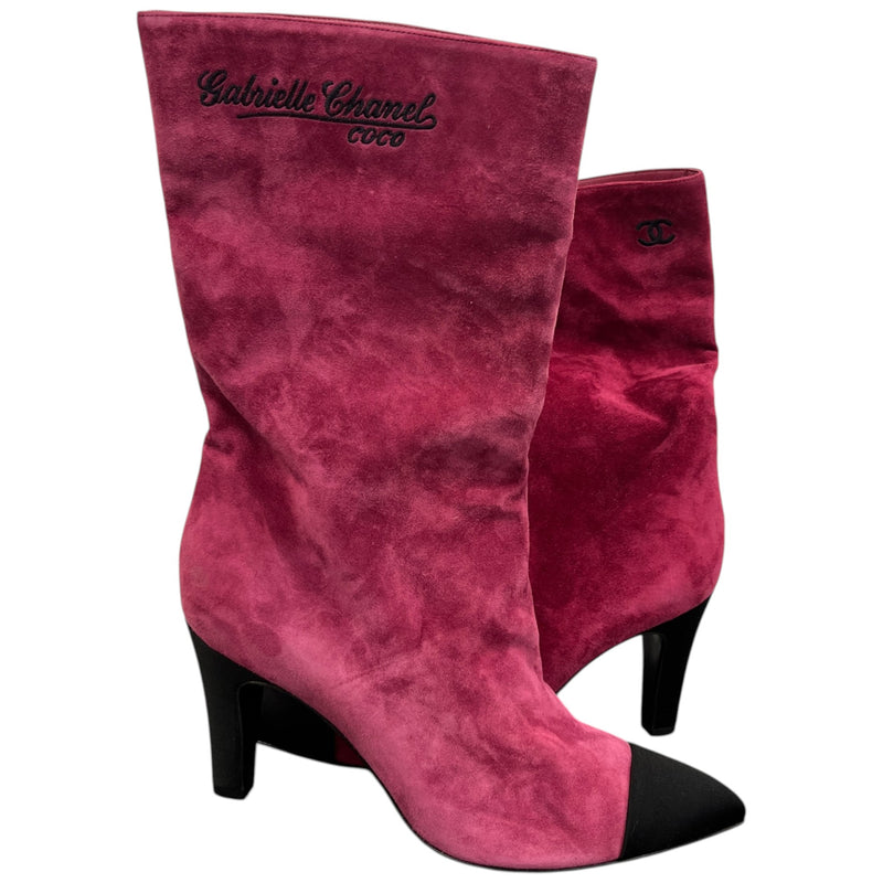Women's Cap Toe Gabrielle Boots Pink Size EU 38.5 / UK 5.5