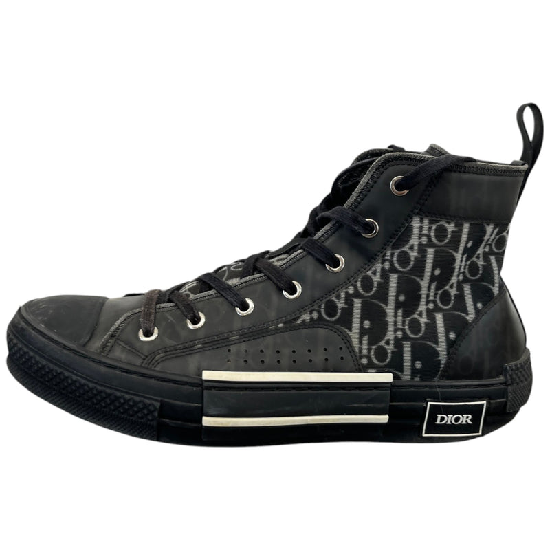 Men's B23 Oblique Motif High Trainers Black Size UK 8 / EU 42