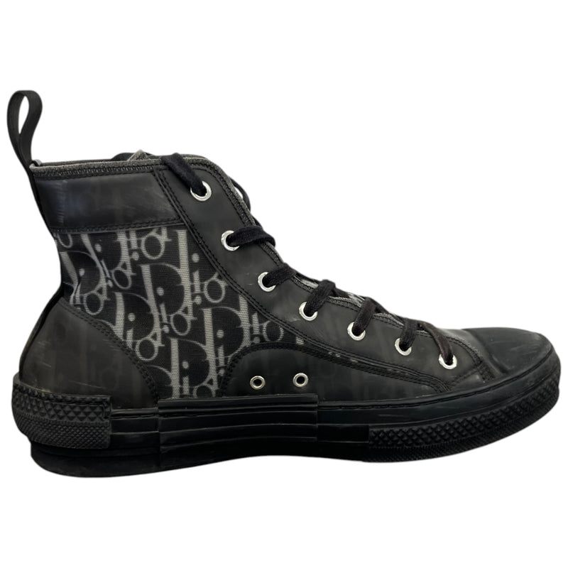Men's B23 Oblique Motif High Trainers Black Size UK 8 / EU 42