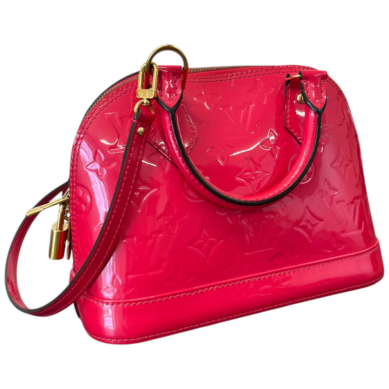 Women's Monogram Vernis Alma BB Handbag Pink