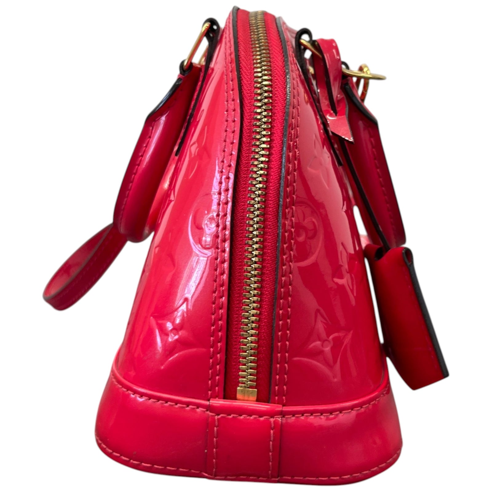 Women's Monogram Vernis Alma BB Handbag Pink - Photo 6