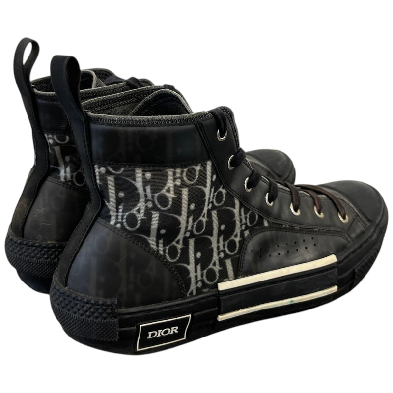 Men's B23 Oblique Motif High Trainers Black Size UK 8 / EU 42