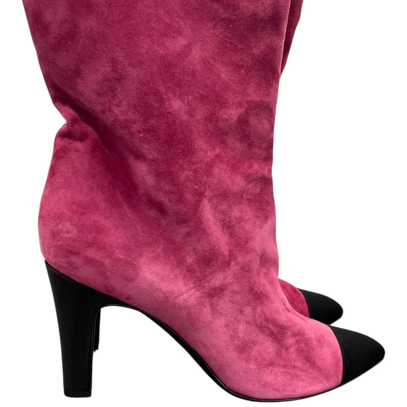 Women's Cap Toe Gabrielle Boots Pink Size EU 38.5 / UK 5.5