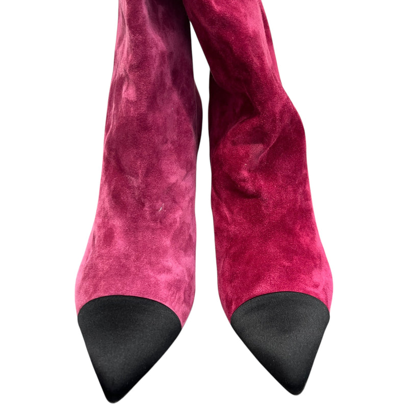 Women's Cap Toe Gabrielle Boots Pink Size EU 38.5 / UK 5.5