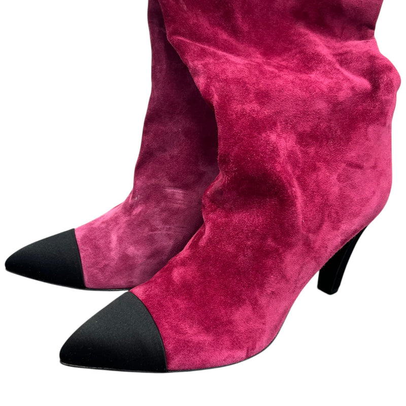 Women's Cap Toe Gabrielle Boots Pink Size EU 38.5 / UK 5.5