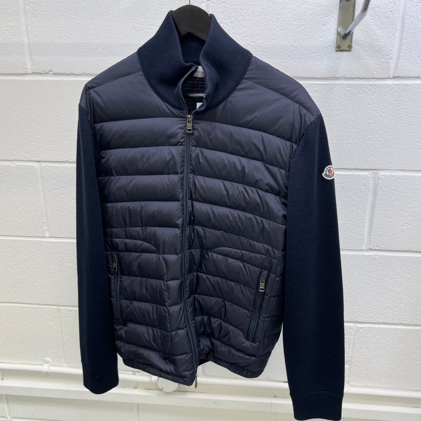 Men's Cardigan Tricot Jacket Navy Size L - Photo 10