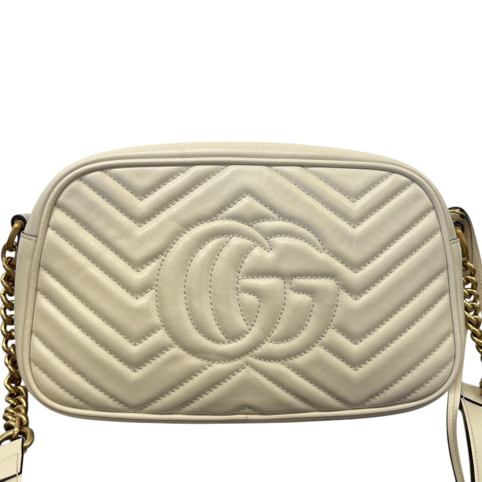 Women's Gg Marmont Bag Cream - Photo 3