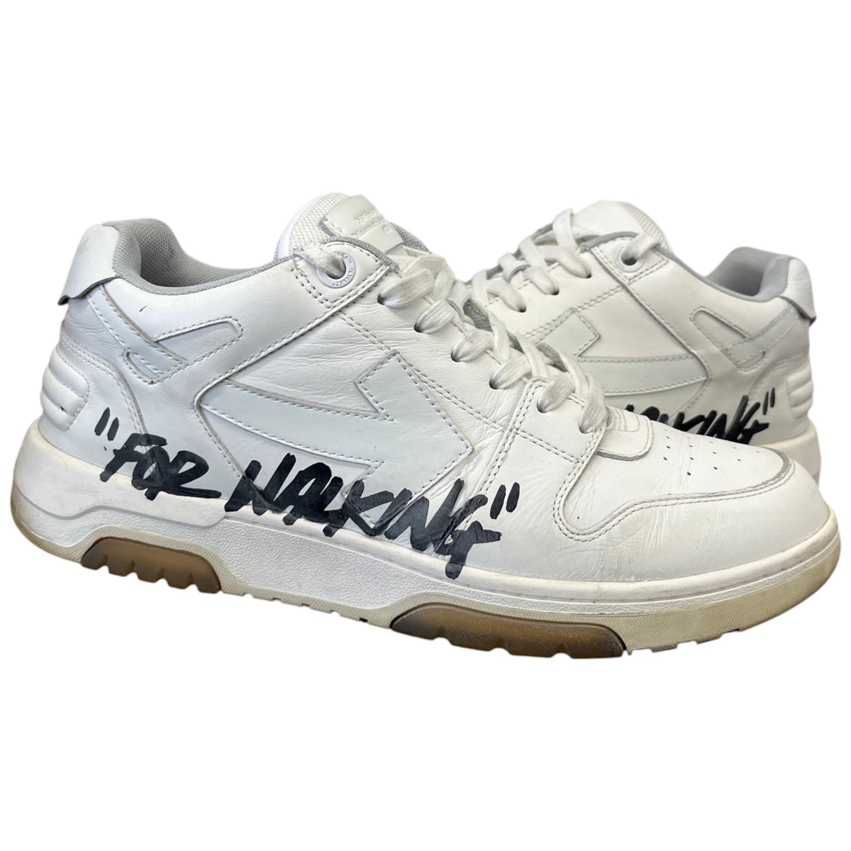 Men's Out Of Office Low Trainers White Size UK 10 / EU 44 - Photo 3