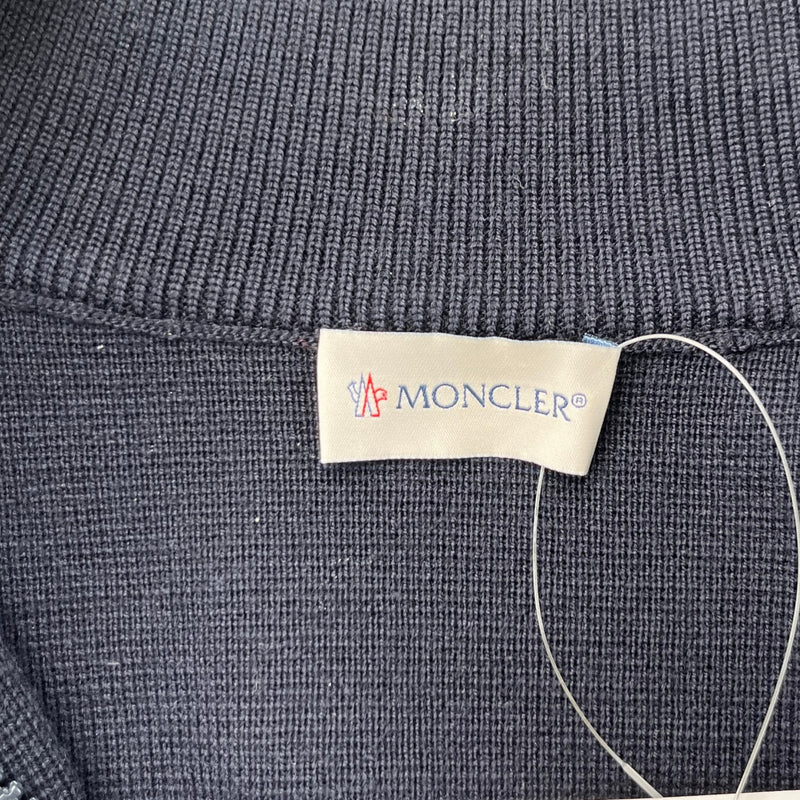 Men's Cardigan Tricot Jacket Navy Size L