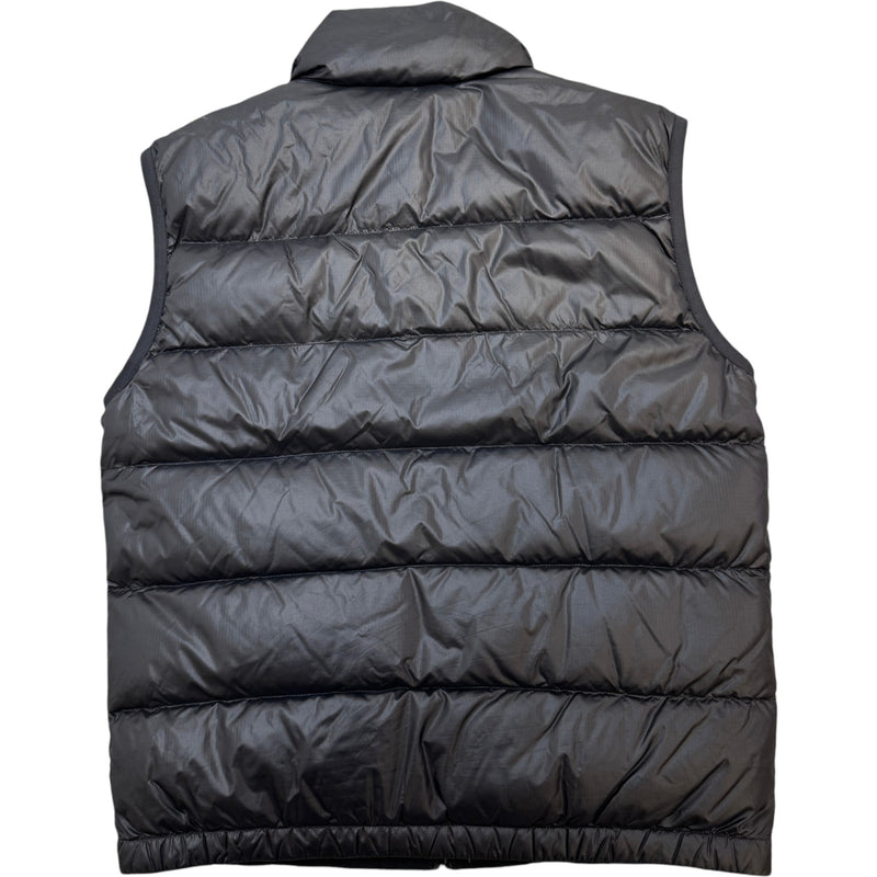 Men's Plaque Logo Gilet Black Size S