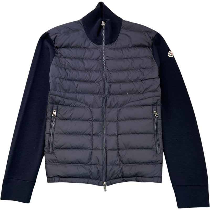 Men's Cardigan Tricot Jacket Navy Size L