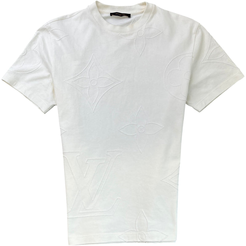 Men's Monogram T-Shirt Cream Size L