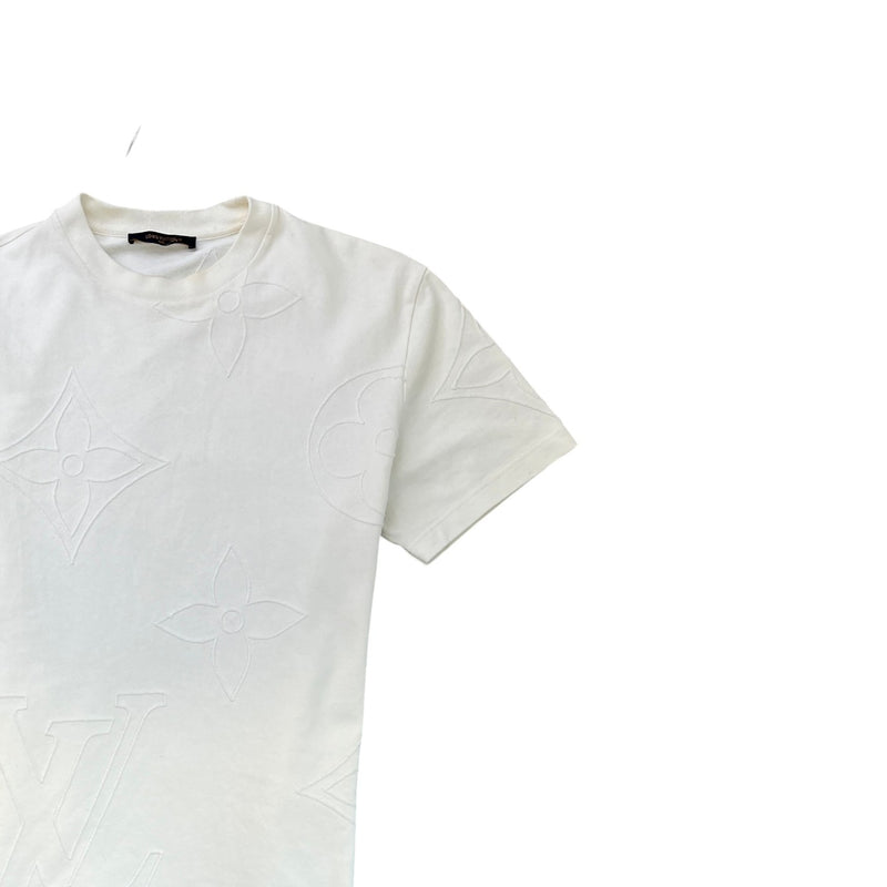 Men's Monogram T-Shirt Cream Size L