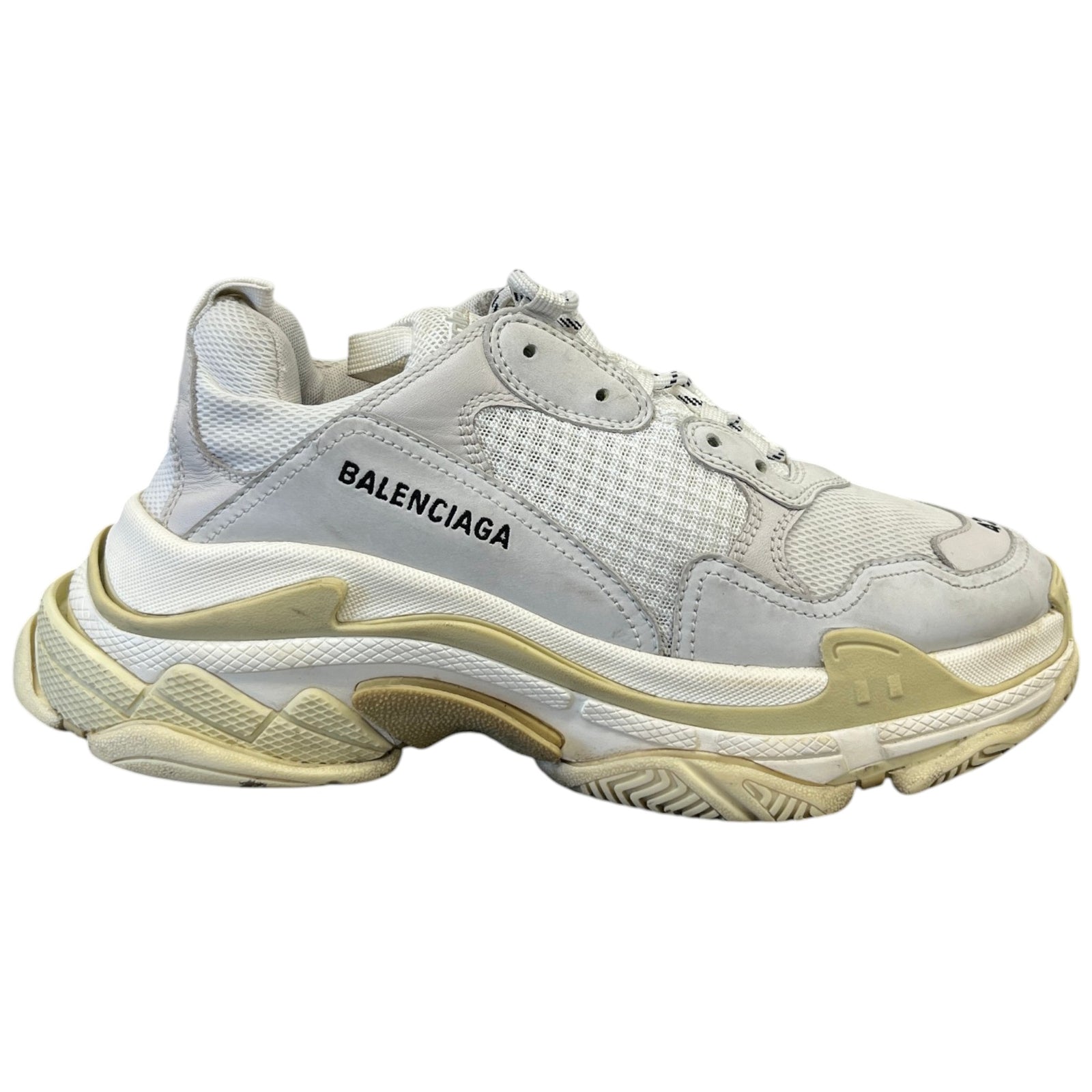 Men's Triple S Low Trainers White Size UK 8 / EU 42 - Photo 1