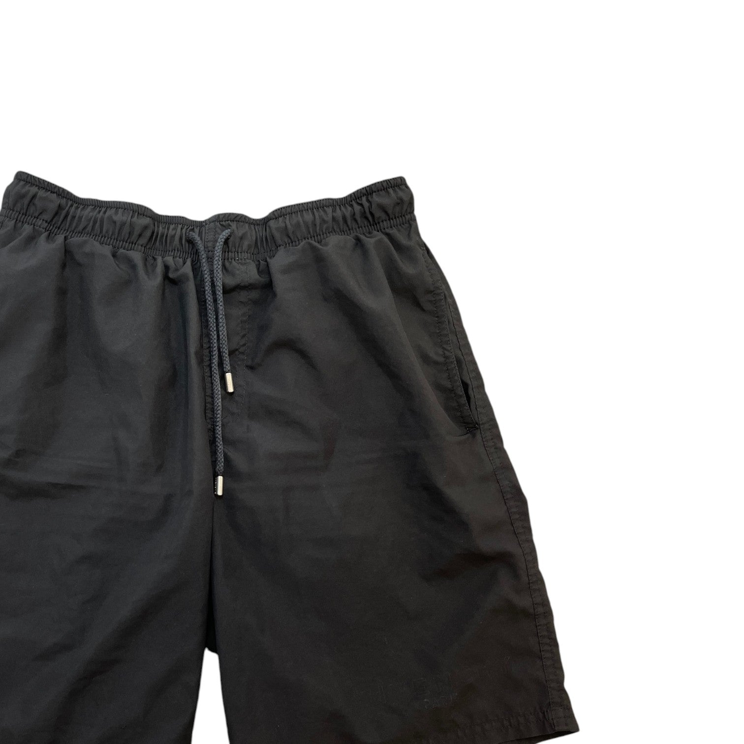 Men's Plain Swim Shorts Black Size M - Photo 3