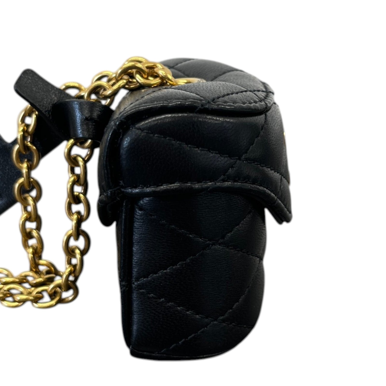 Women's Micro June Box Keyring Black - Photo 5