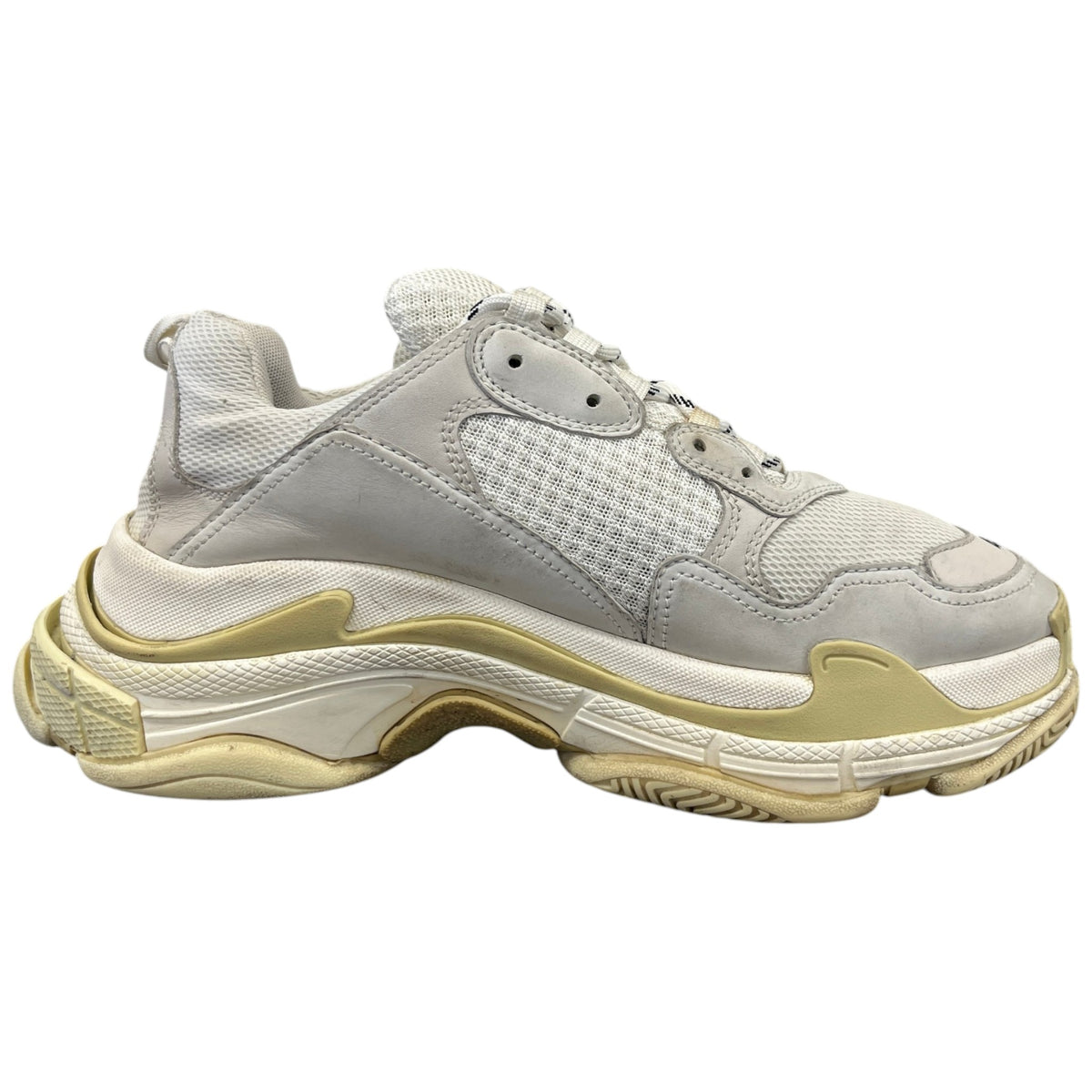 Men's Triple S Low Trainers White Size UK 8 / EU 42 - Photo 4