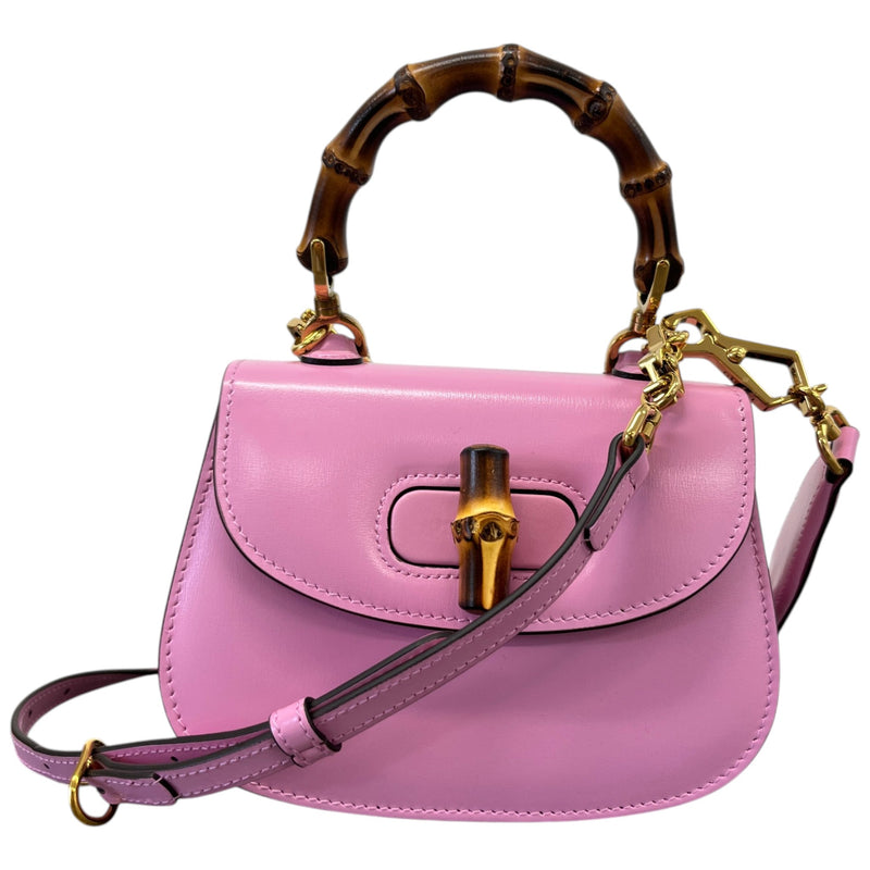 Women's Bamboo 1947 Mini Top Handle Handbag Pink