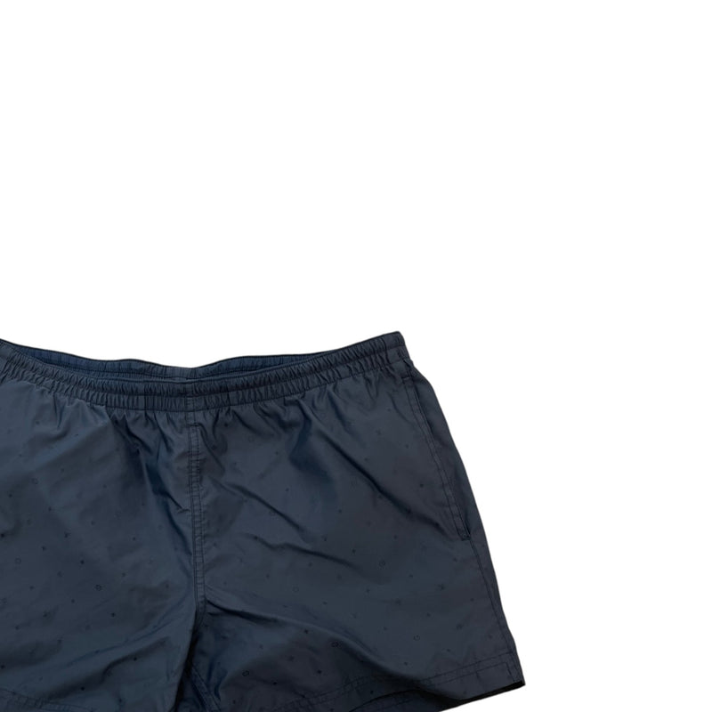 Men's Micro Monogram Swim Shorts Navy Size M