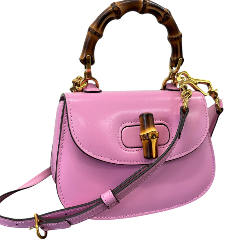 Women's Bamboo 1947 Mini Top Handle Handbag Pink