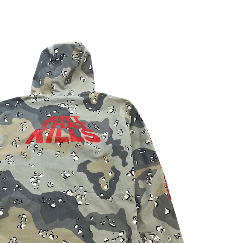 Men's Atk Anorak Jacket Khaki Size L
