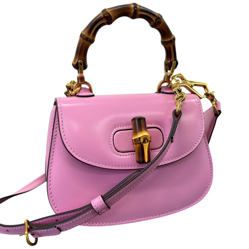 Women's Bamboo 1947 Mini Top Handle Handbag Pink