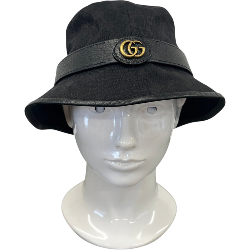 Men's GG Supreme Bucket Hat Black Size S