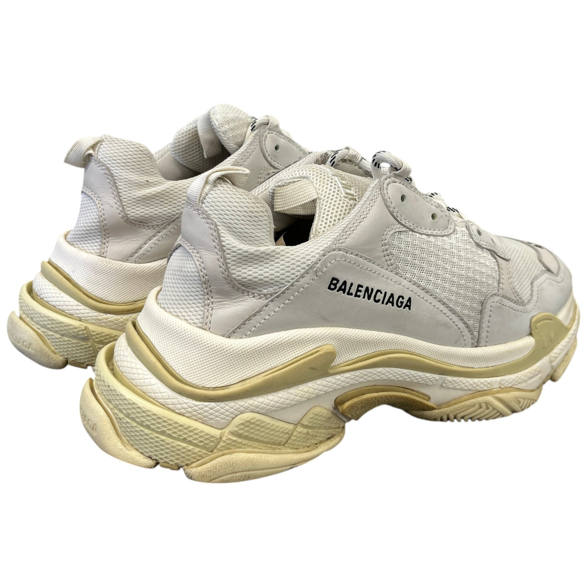 Men's Triple S Low Trainers White Size UK 8 / EU 42 - Photo 9