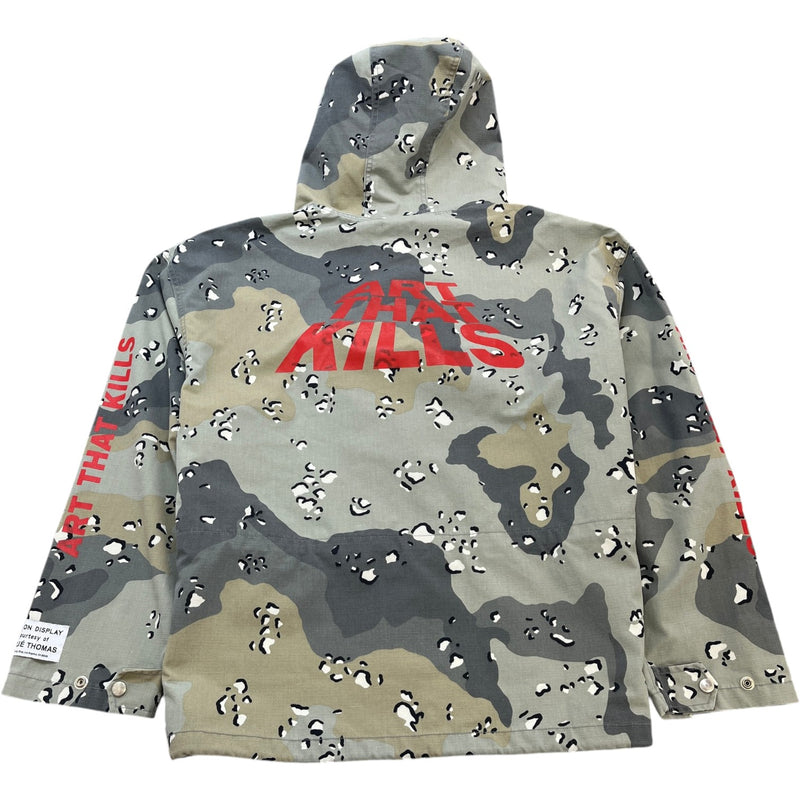 Men's Atk Anorak Jacket Khaki Size L