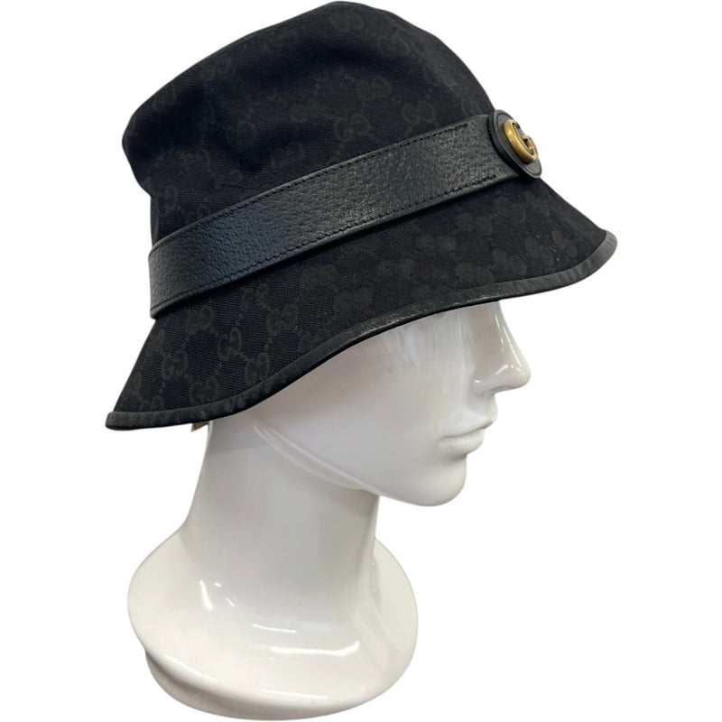 Men's GG Supreme Bucket Hat Black Size S