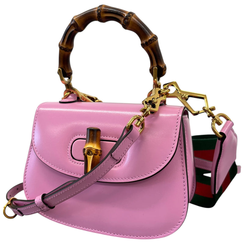 Women's Bamboo 1947 Mini Top Handle Handbag Pink