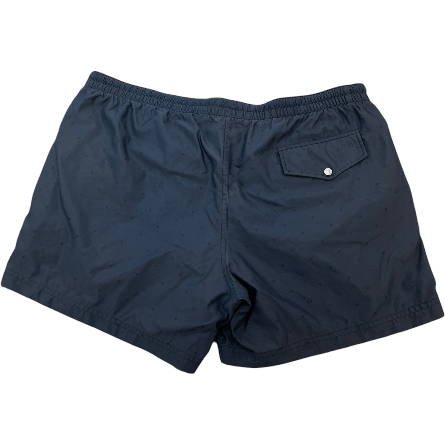 Men's Micro Monogram Swim Shorts Navy Size M - Photo 2