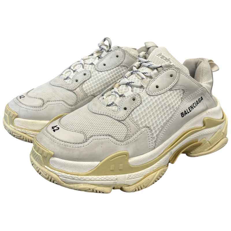 Men's Triple S Low Trainers White Size UK 8 / EU 42