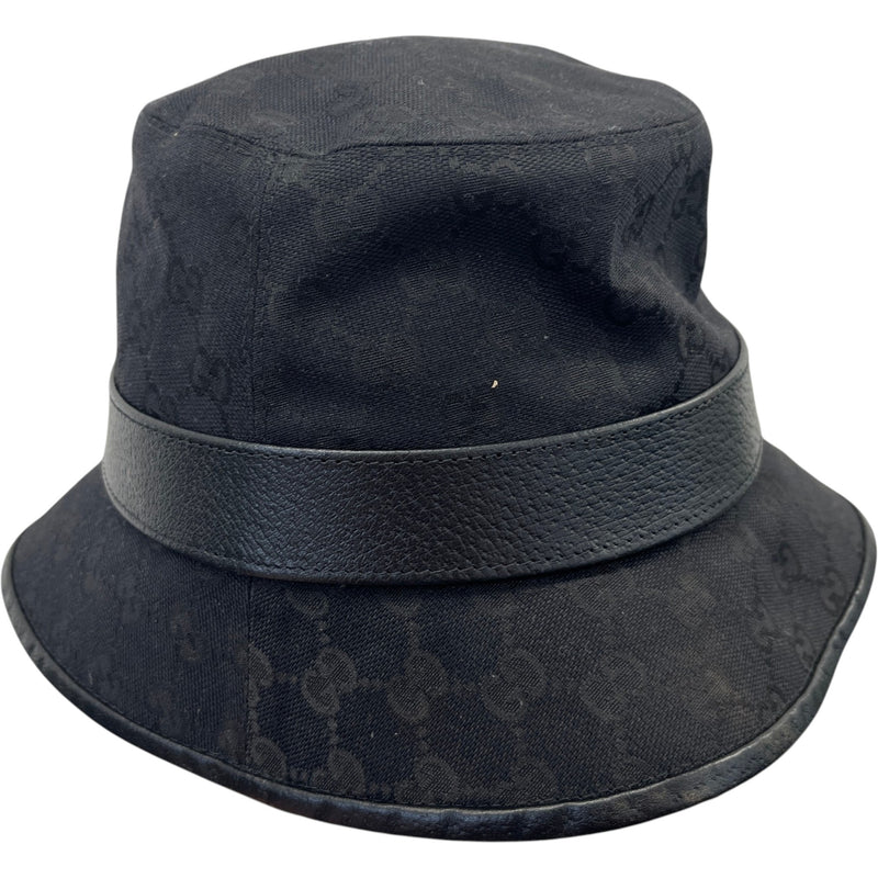Men's GG Supreme Bucket Hat Black Size S