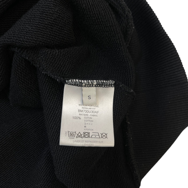 Men's Logo Print Sweatshirt Black Size S