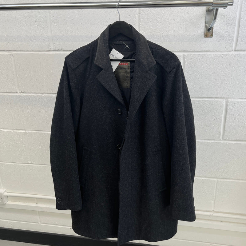 Men's Single Breasted Jacket Black Size IT 48 / M