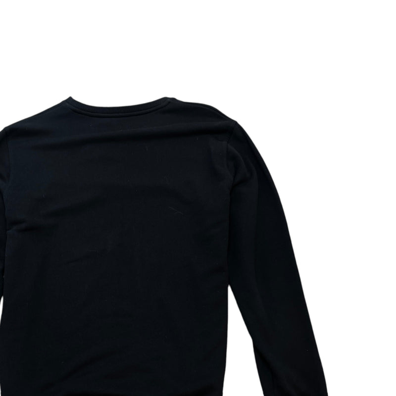 Men's Logo Print Sweatshirt Black Size S