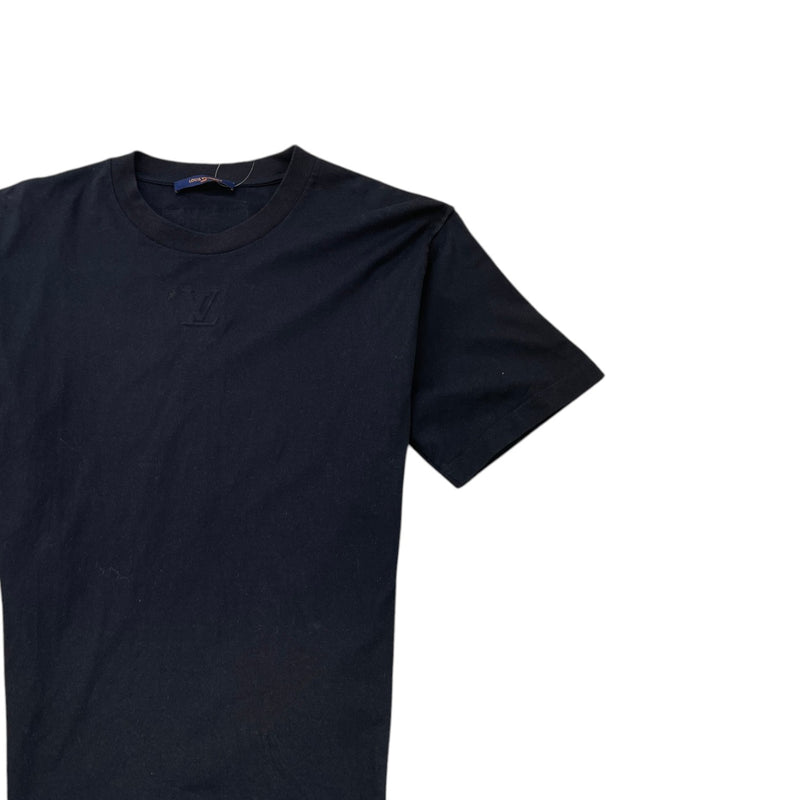 Men's LV Embossed T-Shirt Black Size XL